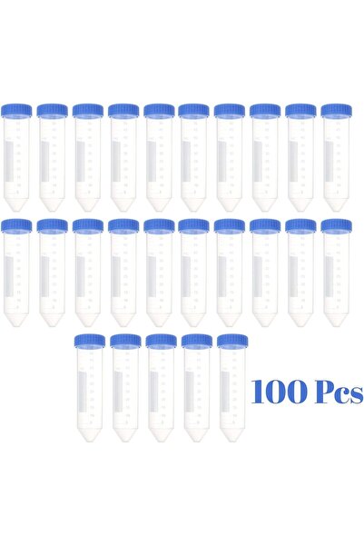 PROTECT Centrifuge Tubes 50mL Conical test tube Sterile Plastic Test Tubes with Screw 100 Pcs