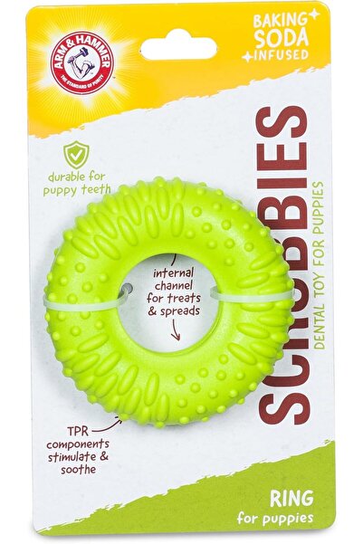 Arm&Hammer Arm & Hammer for Pets Scrubbies Puppy Chew Ring Dental Toy