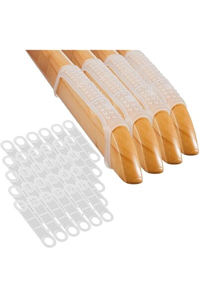 Generic مقابض شماعات MAKINGTEC، 100 قطعة من مقابض شماعات الملابس المطاطية غير...