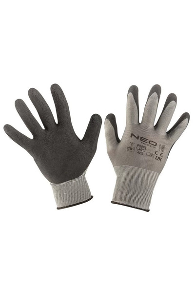 NEO Latexové a polyesterové rukavice, velikost XL