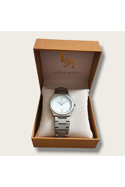 LOUIS RIVEL Stylish modern men's stainless steel watch