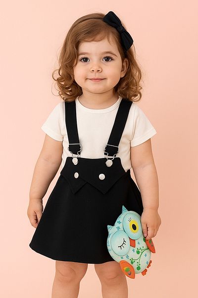 Tunicom Fashionable and Elegant Girl's Salopet Skirt