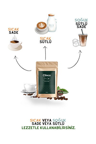 Clinco - Detoks Granül Kahve Özel Formül 100 gr 1 aylık Kullanım