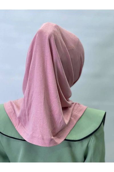ALDAİR 2 Pieces of Hijab Children's Lycra Hi̇jab Gülkurusu