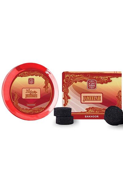Naseem Bakhoor Jameelah – 30g Traditional Arabic Oud Incense in Elegant Glass Jar
