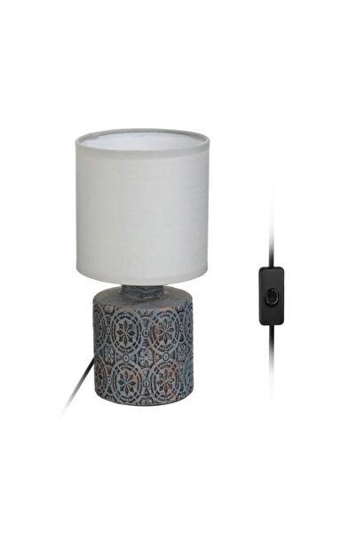 divendi-ro Bază ceramică și abajur textil, E14, 40W, gri