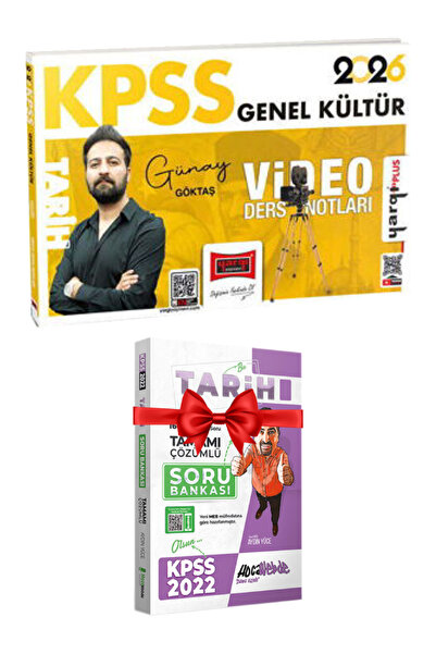 Yargı Yayınları Günay Göktaş | 2026 KPSS Genel Kültür Tarih Video Ders Notları