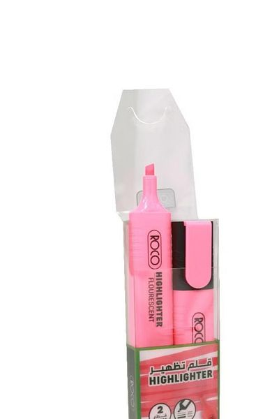 Roco 120 Highlighter – Pink, 1.2-5mm Chisel Tip