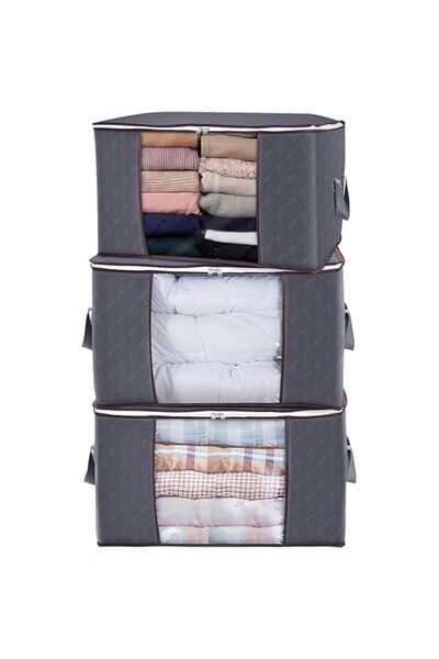 Generic سبرينترز - حقيبة تخزين ملابس، منظم حقائب قماشية - تخزين بطانيات قابلة...