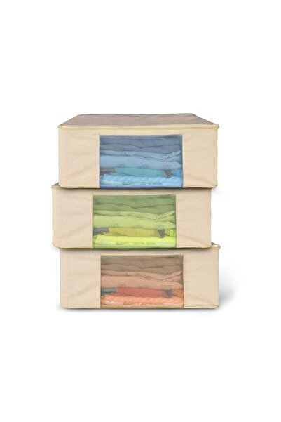 Generic حقائب تخزين الملابس/أغطية الساري المصنوعة من قماش قطني من SOLSTICE مز...