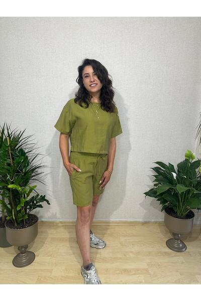 MU&ME BOUTİQUE طقم شورت + بلوزة بأكمام قصيرة