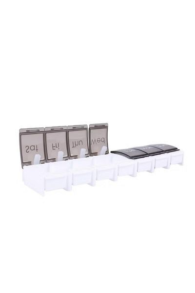 Atrium Pill Box – 7-Compartment Weekly Travel Organizer