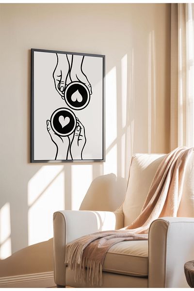 21mxm Unframed Kitchen Wall Art - Coffee Lover Poster A4
