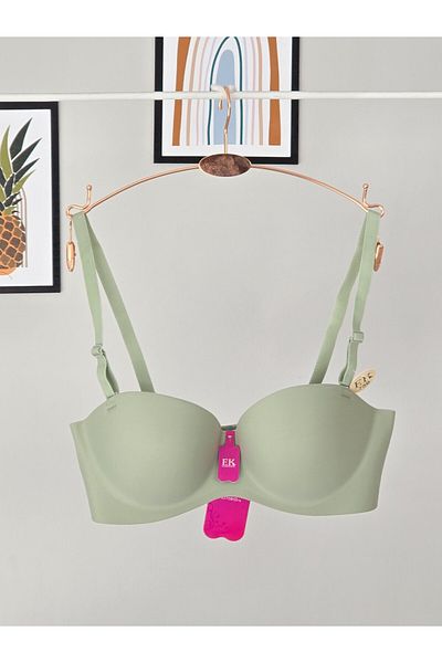 ENDAMIM Half Padding Strapless Laser Cut Seamless Adjustable - 512