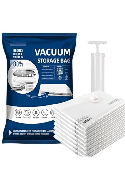 Generic SETPOSHZ، عبوة من 10 أكياس تخزين مفرغة من الهواء، أكياس موفرة للمساحة...