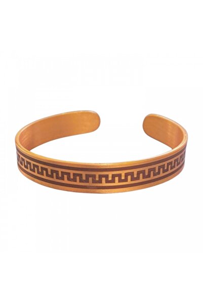 Güney Takı Store Waterway Patterned Pure Copper Bracelet
