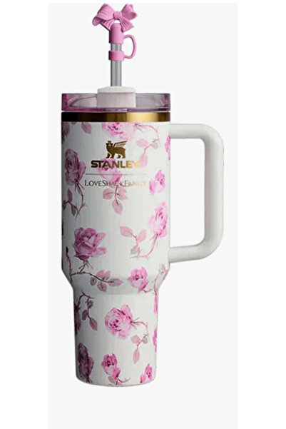 Stanley Loveshackfancy 40OZ Ribbon Rosa
