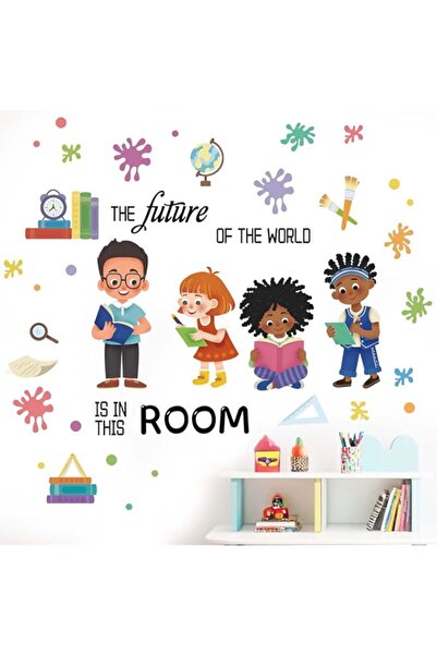 Generic Brand Classroom Wall Stickers - Inspirational Quotes Books Reading Pl...