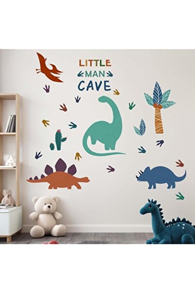 Generic ملصقات حائط على شكل ديناصور من أميجين - ملصقات حائط على شكل شجرة استو...