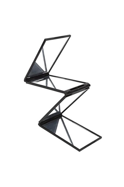 Generic مرآة 4 اتجاهات، مرايا شعر، مرآة مكياج 360 درجة، لوحة قابلة للطي، إطار...