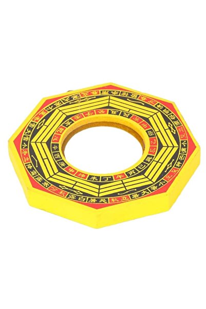 Generic Sorandy Wood Bagua Mirror Lucky Chinese Feng Shui Convex Concave Bagua Mirror, Traditional Chinese