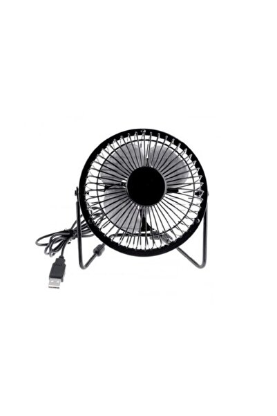 SOHO Mini metal fan with USB interface, Black