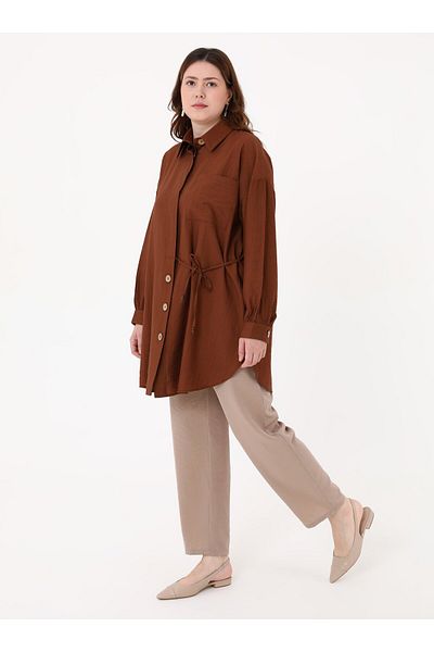 Moda Gazel Tunic - Brown - Moda Gazel