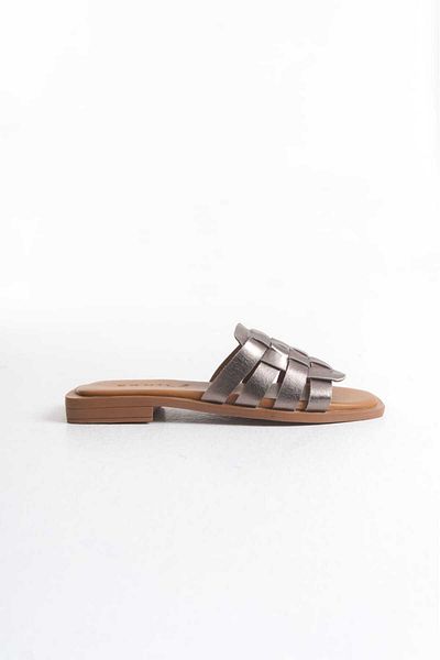 ERNİLA GENUINE LEATHER WOMEN'S SLIPPERS