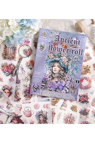 hediyeofisi Vintage My DIY Sticker Book Special Design Sticker Book 23.5X16.5 Bullet Journal Scrapbook