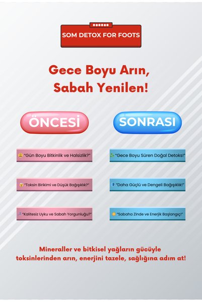 som ınternatıonal Som Detox for Foot – Natural Purification and Renewal Starting from the Feet!