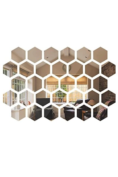 Generic ملصقات حائط مرآة أكريليك قابلة للإزالة من سولفار، ٢٤ قطعة | ملصقات مر...