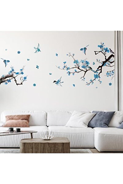 Generic ملصقات حائط من زونون، 6 قطع، مصنوعة من الفينيل، على شكل زهور اليعسوب،...