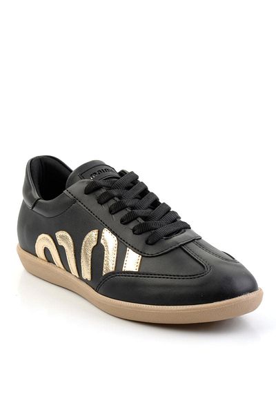 Bambi Black Gold Women's Sneaker K01179888809