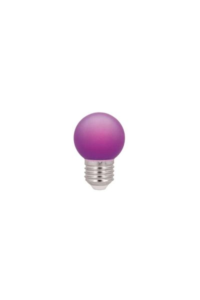SOHO Set 5 LED Bulbs E27 G45 2W 230v 5lm, Violet