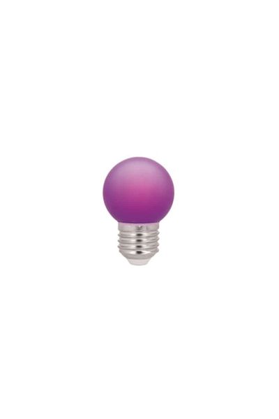 SOHO Set 5 LED Bulbs E27 G45 2W 230v 5lm, Violet