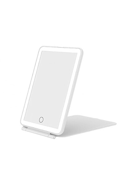 Generic مرآة مكياج سفر قابلة لإعادة الشحن مع أضواء LED، قابلة لإعادة الشحن عب...