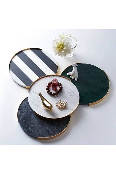 Generic Round Marble Tray