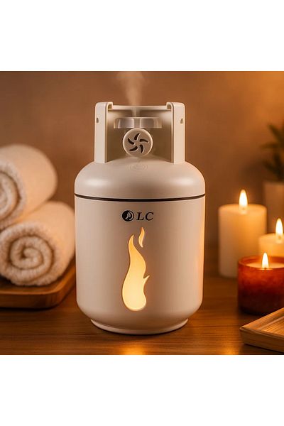 Biki Fawahah & Air Humidifier with Night Light – 300ml, Quiet USB Cool Mist Diffuser