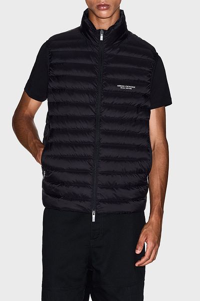 Armani Exchange Quilted down Filled Regular Fit Puffer Vest Men's Vest Xm001576 Af16927 Uc0