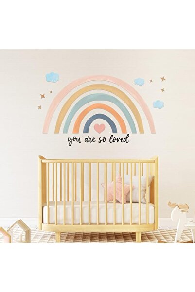 Generic ملصق حائط قوس قزح من Containlol، ملصقات قوس قزح كبيرة لتزيين الحائط ب...