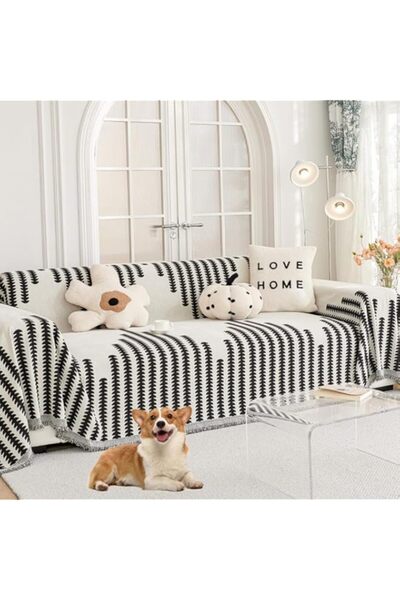 Generic Fohome Chenille Sofa Cover, Double Sided Couch Covers, Washable Furniture Couch Cover, Dog Couch Co