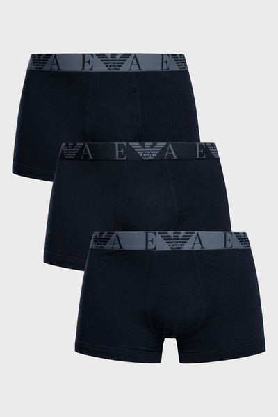 Emporio Armani Stretch βαμβακερό λογότυπο με τυπωμένο 3 πακέτο Boxer Ανδρικό BOXER EM000259 AF10778 MB254