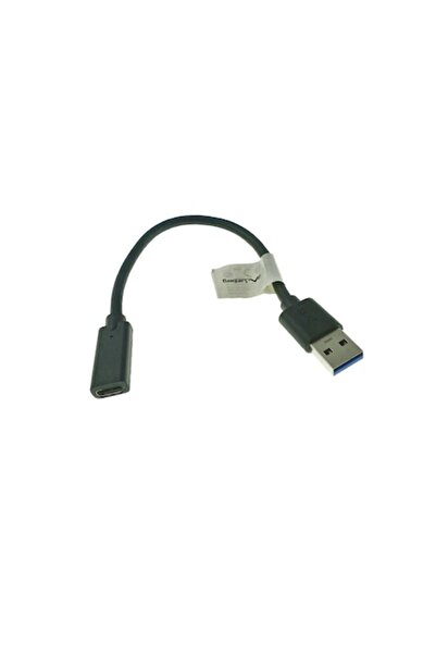 Bibilel Cablu convertor OTG, USB Type-C mamă la USB 3.1 mascul, 15 cm, negru