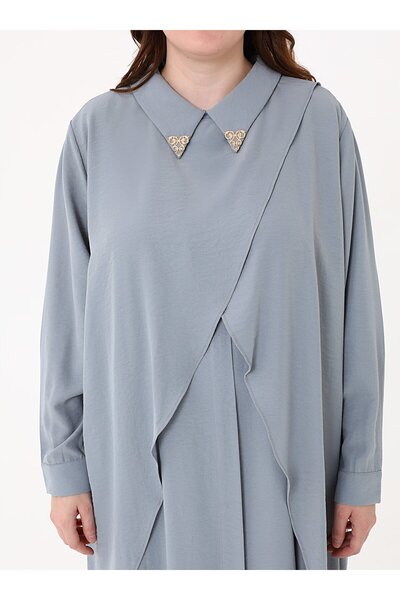 Moda Gazel Tunic - Gray - Moda Gazel