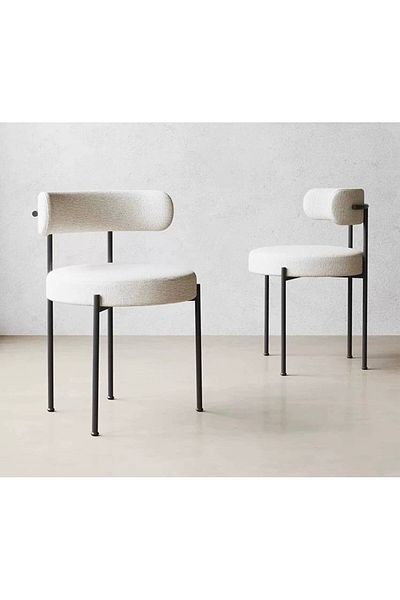 Generic Sleek Bouclé fabric chair