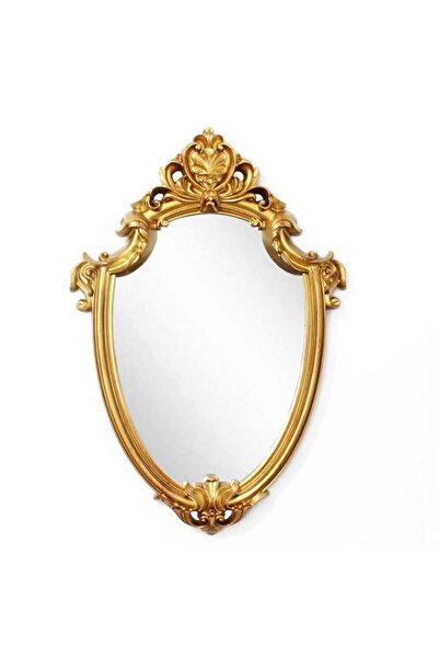 Generic مرآة عتيقة من إياوندم مقاس 16.5 × 11 بوصة، مرآة حائط مزخرفة على شكل د...