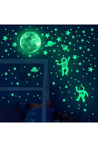 Generic ملصقات حائط على شكل نجوم مضيئة في الظلام، 849 قطعة من ملصقات الكواكب ...