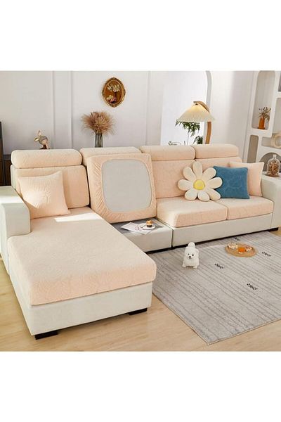 Generic ShowyLive 2023 New Wear Resistant Universal Sofa Cover, Stretch Couch Cushion Slipcovers Replacemen