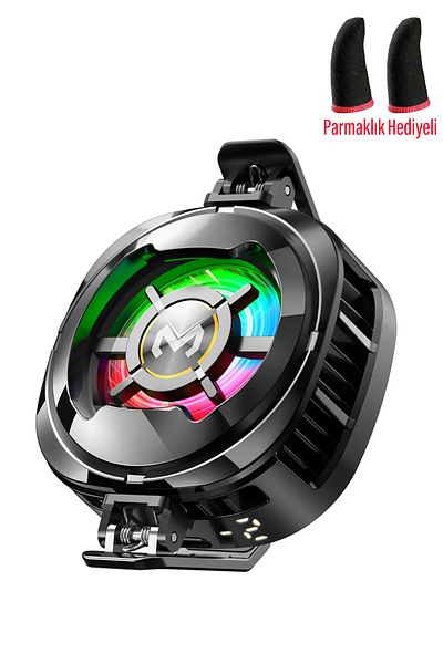 EXENAR Gamer Phone Air Cooling Fan 3 Stage Radiator Fan Phone Cooler Plug Play for Magsafe