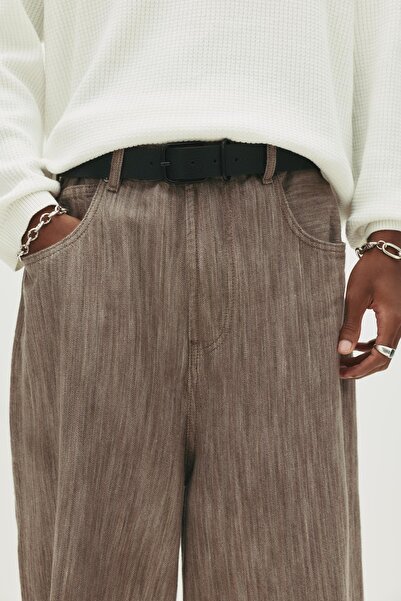 Pull & Bear Siyah tokalı kemer